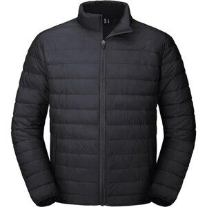 Men's Puffer Jacket Lightweight Warm Winter Coats Water Repellent Windproof